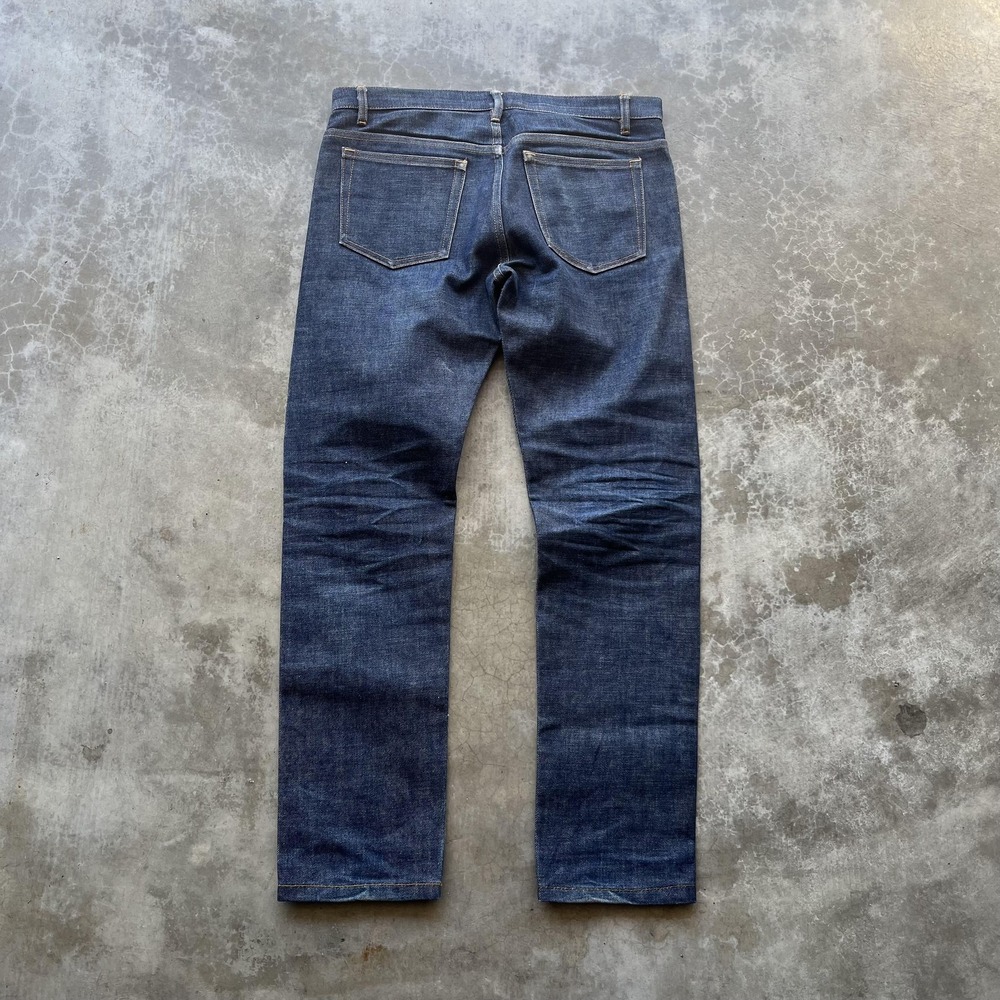 A.P.C. Jeans Mens 29 Petit Standard Selvedge Slim Fit Button Fly Raw - Picture 7 of 12